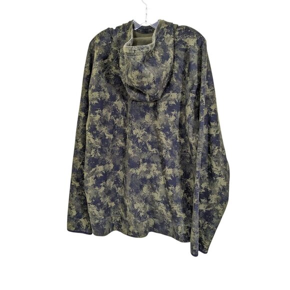 Old Navy Active Dynamic Fleece Mens XXL Hoodie Sweatshirt Camo Green - Picture 2 of 4